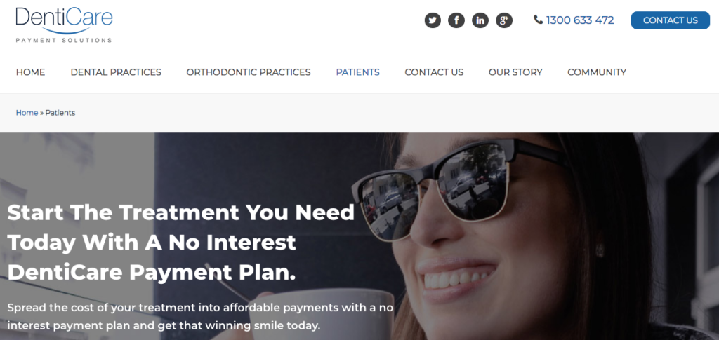 No Interest denticare payment plan